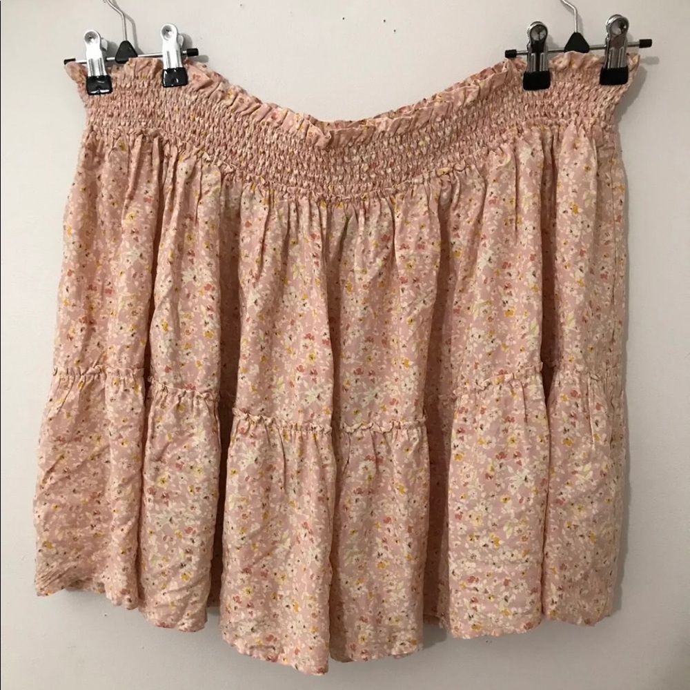 Floral Wild Fable Mini Skirt